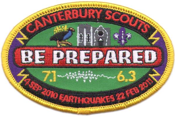 New "Be Prepared" Badge for Canterbury Scouts